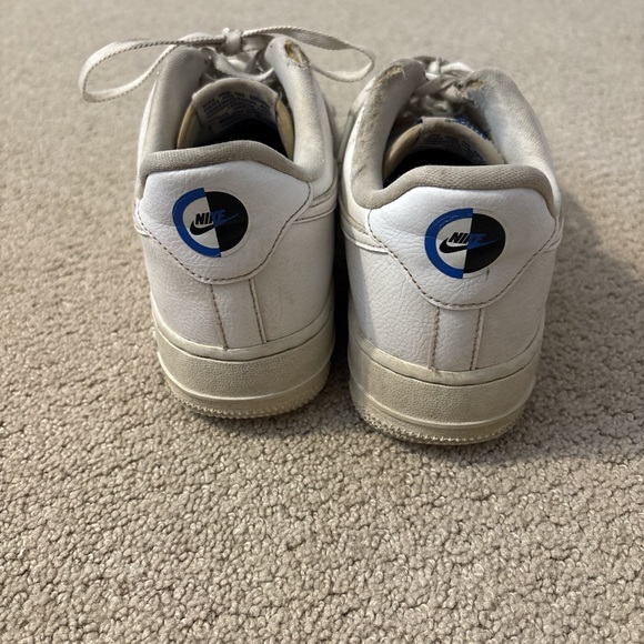 Nike Air Force 1 White Sneakers - Picture 4 of 5